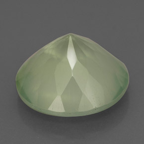 Prehnita verde natural 6,05ct, transparente, transparente/translúcido