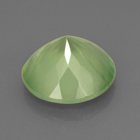 Prehnita verde natural 5,72ct, transparente, transparente/translúcido
