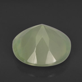 Prehnita verde natural 5,62ct, transparente, transparente/translúcido