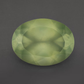 Prehnita verde natural 8,93ct, transparente, transparente/translúcido