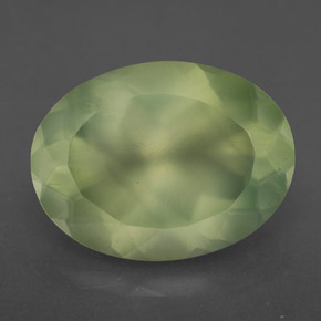 Prehnita verde natural 9,03ct, transparente, transparente/translúcido