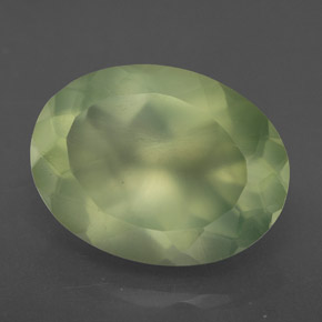 Prehnita verde natural 9,03ct, transparente, transparente/translúcido