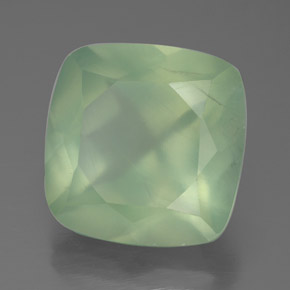 Prehnita verde natural 7,48ct, transparente, transparente/translúcido