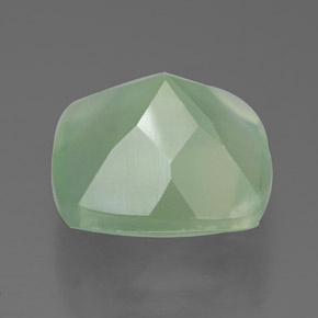 Prehnita verde natural 7,48ct, transparente, transparente/translúcido