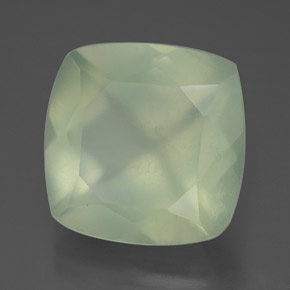 Prehnita verde natural 7,44ct, transparente, transparente/translúcido