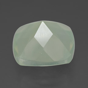 Prehnita verde natural 7,44ct, transparente, transparente/translúcido
