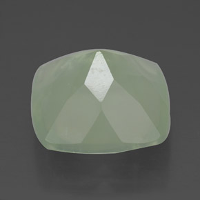 Prehnita verde natural 7,24ct, transparente, transparente/translúcido