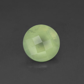 Prehnita verde natural 1,93ct, transparente, transparente/translúcido