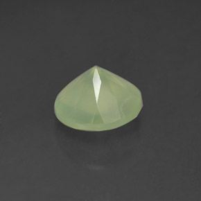 Prehnita verde natural 1,93ct, transparente, transparente/translúcido