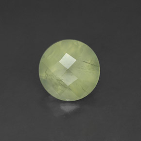 Prehnita verde natural 1,93ct, transparente, transparente/translúcido