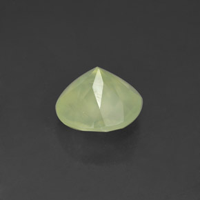 Prehnita verde natural 1,93ct, transparente, transparente/translúcido