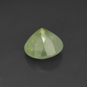 Prehnita verde natural 1,97ct, transparente, transparente/translúcido