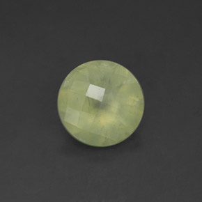 Prehnita verde natural 1,70ct, transparente, transparente/translúcido
