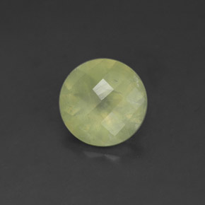 Prehnita verde natural 1,70ct, transparente, transparente/translúcido