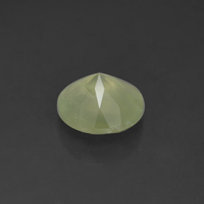Prehnita verde natural 1,70ct, transparente, transparente/translúcido