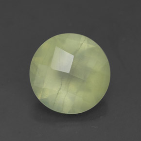 Prehnite Verde Natural 1.67ct, Transparente, Transparente/Translúcido