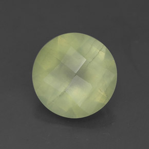 Prehnite Verde Natural 1.67ct, Transparente, Transparente/Translúcido