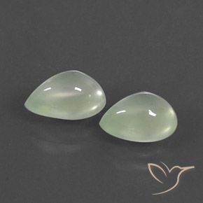 3.71ctw Natural Yellow Green  Prehnite, Formato de pêra, Transparente