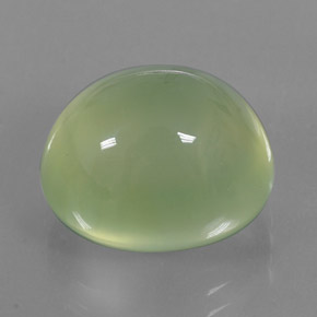 Prehnita verde natural 13,26ct, transparente, transparente/translúcido
