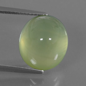 Prehnita verde natural 8,51ct, transparente, transparente/translúcido