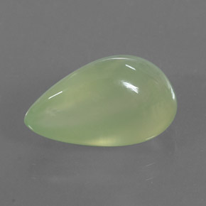Prehnita verde natural 7,24ct, transparente, transparente/translúcido