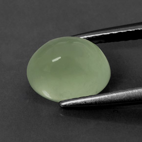 Prehnita verde natural 2,11ct, transparente, transparente/translúcido