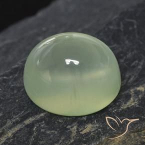 Prehnite Pale Green  Natural 3.21ct, oval, Transparente