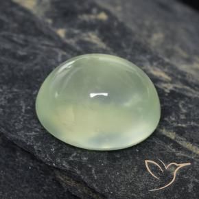 Prehnite Pale Green  Natural 1.59ct, oval, Transparente
