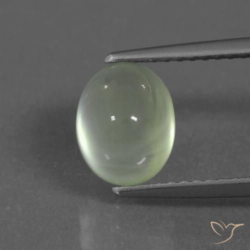 2.23ct Natural Light Green  Prehnite, oval, Transparente/Translúcido