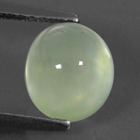 Prehnita verde natural 2,27ct, transparente, transparente/translúcido