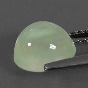 Prehnita verde natural 2,27ct, transparente, transparente/translúcido