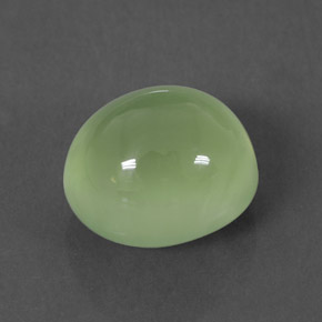 Prehnita verde natural 6,65ct, transparente, transparente/translúcido
