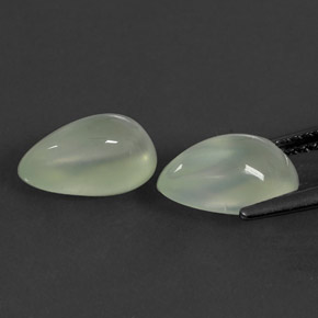 Pedras preciosas de Prehnite Verde natural de  ct, Transparente, Transparente/Translúcido