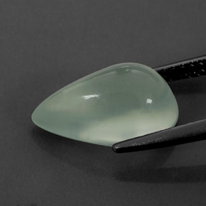 Prehnita verde natural 4,45ct, transparente, transparente/translúcido