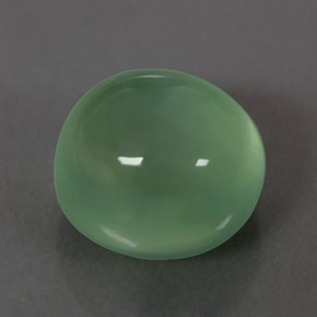 Prehnita verde natural 10,30ct, transparente, transparente/translúcido