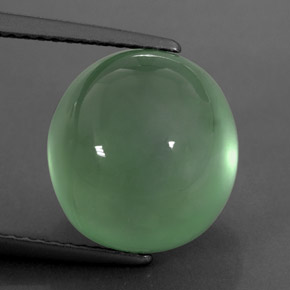 Prehnita verde natural 10,30ct, transparente, transparente/translúcido