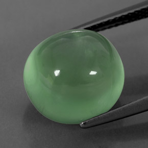 Prehnita verde natural 10,30ct, transparente, transparente/translúcido