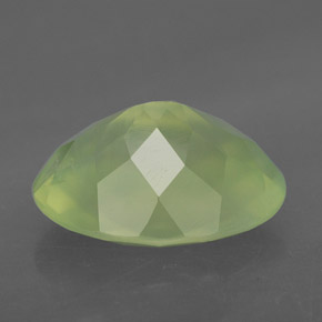 Prehnita verde natural 9,60ct, transparente, transparente/translúcido
