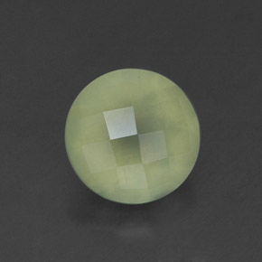 Prehnita verde natural 1,83ct, transparente, transparente/translúcido