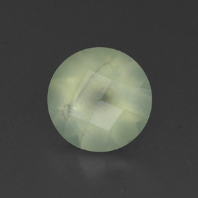 Prehnita verde natural 1,80ct, transparente, transparente/translúcido