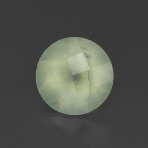 Prehnita verde natural 1,80ct, transparente, transparente/translúcido