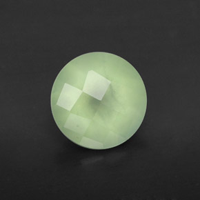 Prehnita verde natural 1,83ct, transparente, transparente/translúcido