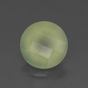 Prehnita verde natural 1,92ct, transparente, transparente/translúcido