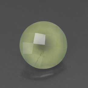 Prehnita verde natural 1,92ct, transparente, transparente/translúcido