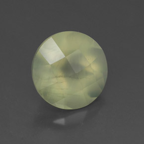 Prehnita verde natural 1,92ct, transparente, transparente/translúcido