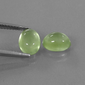 Pedras preciosas de prehnita verde natural de  ct, transparente, transparente/translúcido