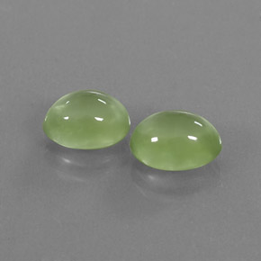 Pedras preciosas de prehnita verde natural de  ct, transparente, transparente/translúcido