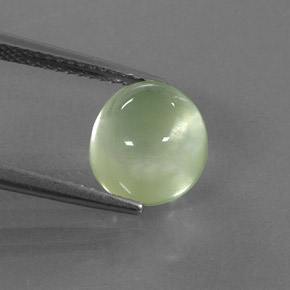 Prehnita verde natural 4,13ct, transparente, transparente/translúcido