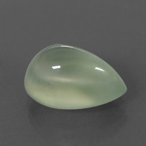 Prehnita verde natural 4,38ct, transparente, transparente/translúcido