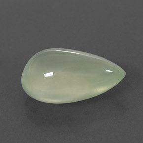 Prehnita verde natural 3,38ct, transparente, transparente/translúcido